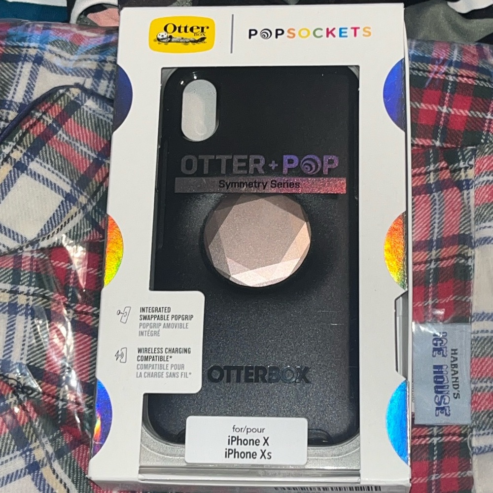 Otter+Pop‎ Otterbox PopSockets Symmetry iPhone X Xs